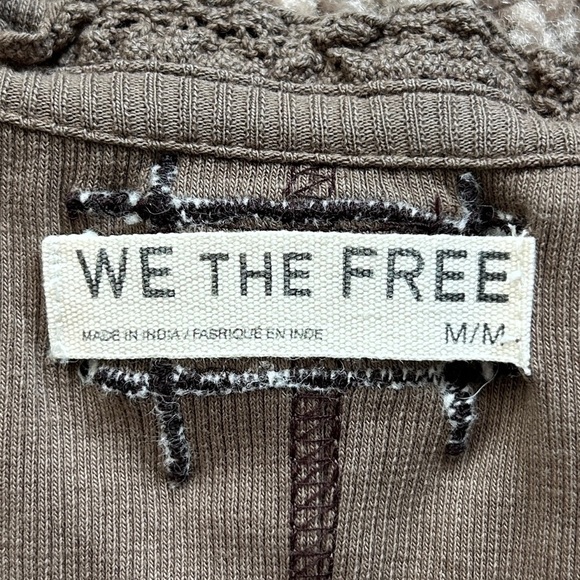 We The Free Brown Kate Scoop Tank Top Size Medium - Picture 5 of 7
